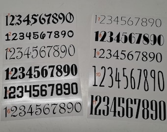 Vinylsticker bruiloft tafelnummer: doe-het-zelfdecoratie