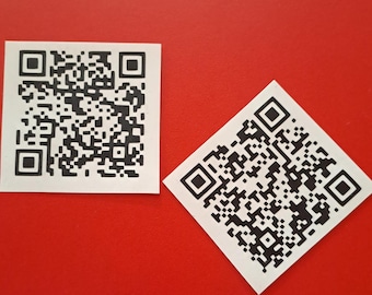 Your website CUSTOM QR code vinyl decal