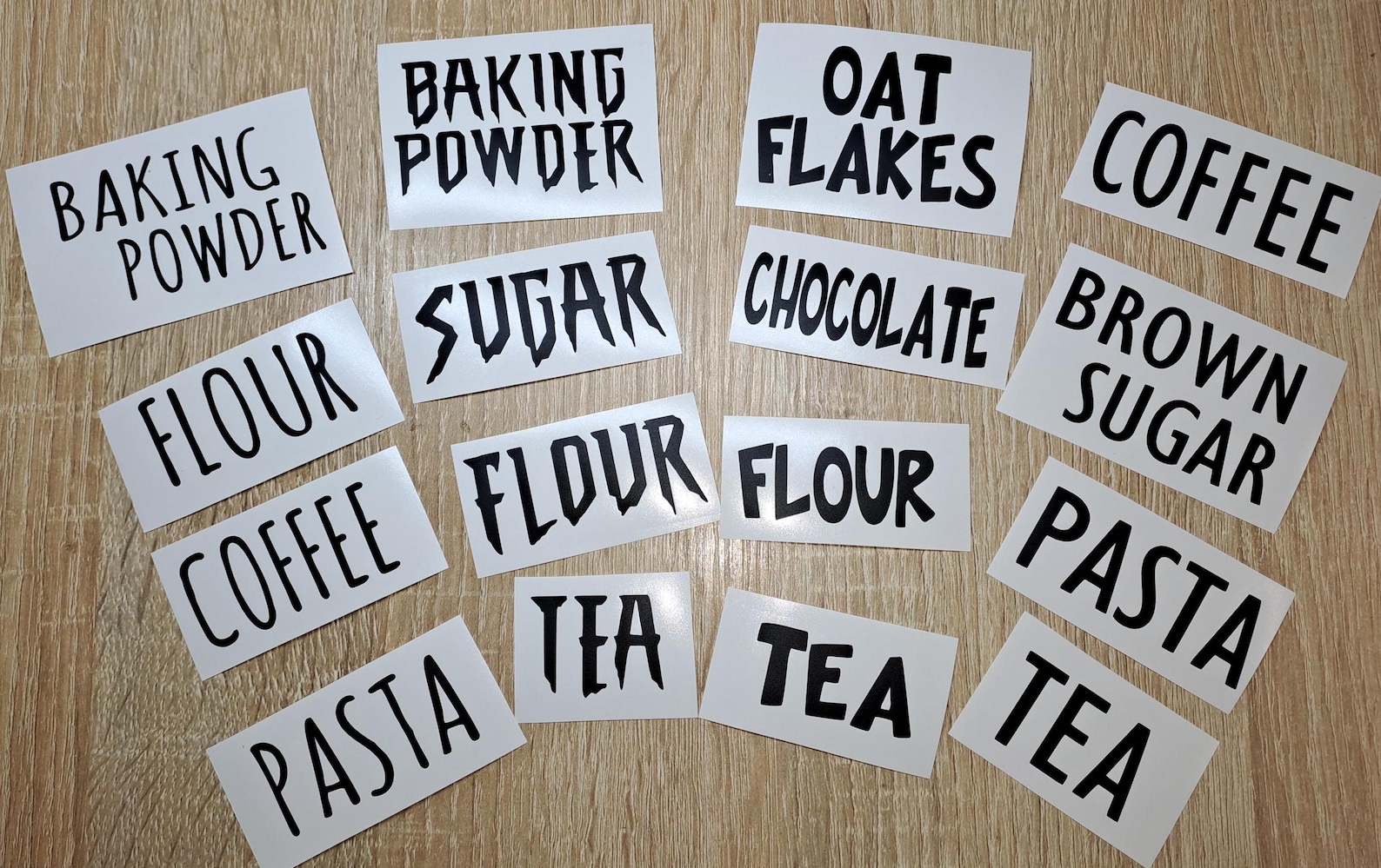 Custom Pantry Labels: Kitchen Organization Vinyl Decals - Etsy