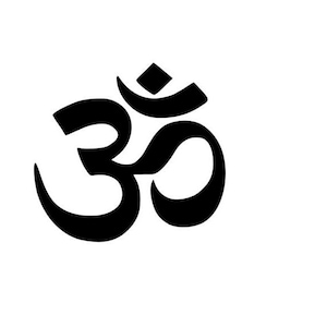 Adesivo in vinile con simbolo Om / Adesivo per auto Yoga / Adesivo per laptop Namaste / Design spirituale Om