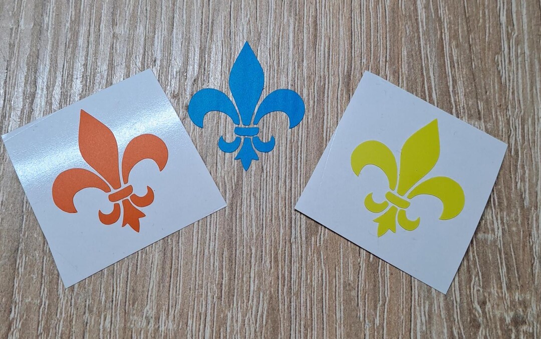 Fleuron Sticker Set of Elegant French Fleur-de-lis Vinyl Stickers – Versatile ...