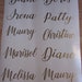 see more listings in the vinyl decals/custom name section