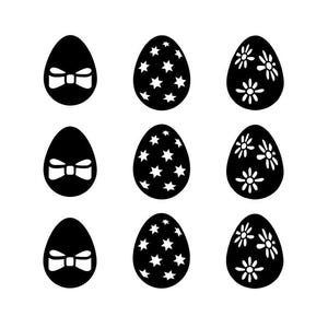 Easter Egg Vinyl Stickers – Decorative Decals for Easter Crafts, DIY Projects, and Gifts