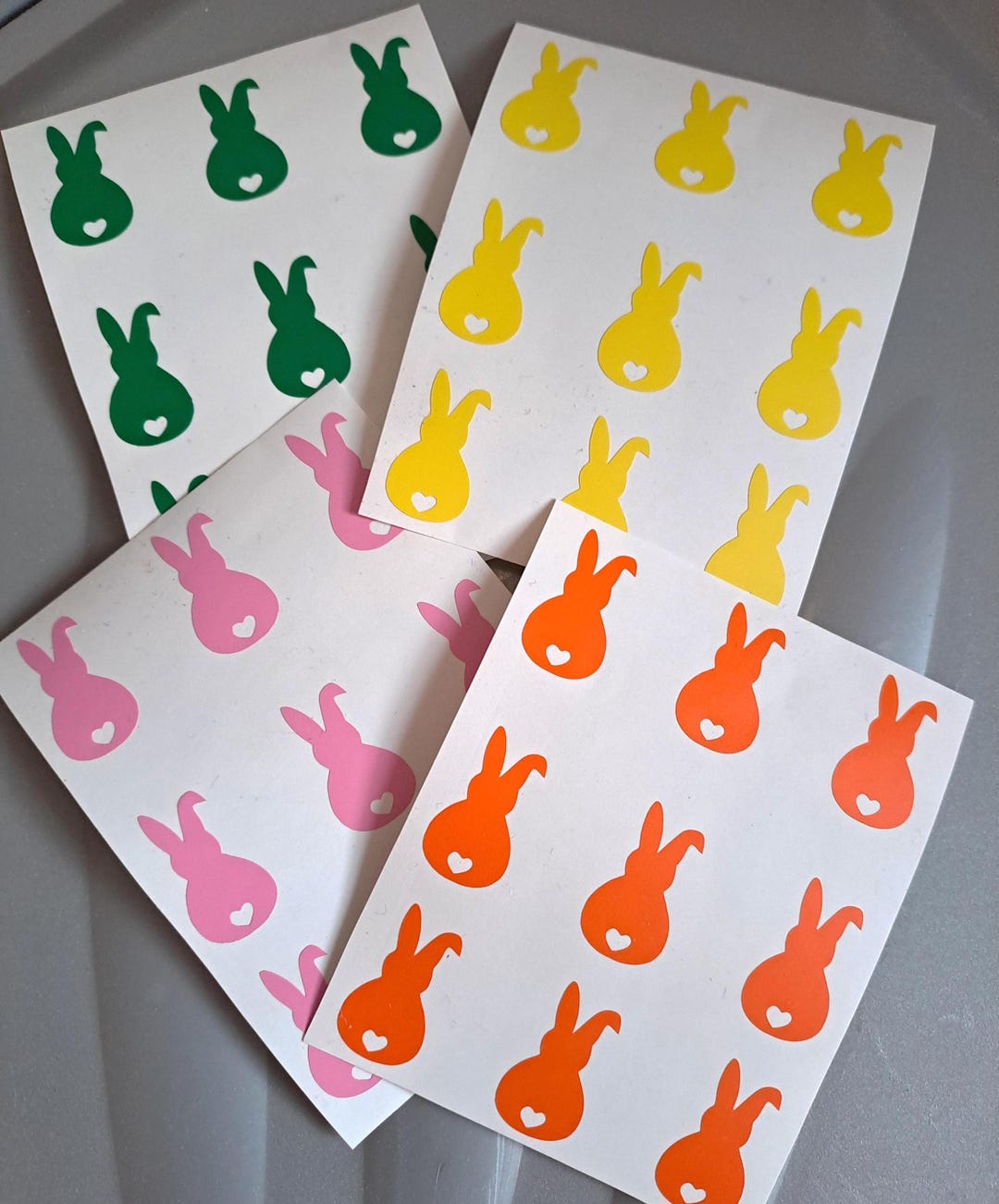 Easter Bunny Stickers – Set of 9 Vinyl Decals - Etsy
