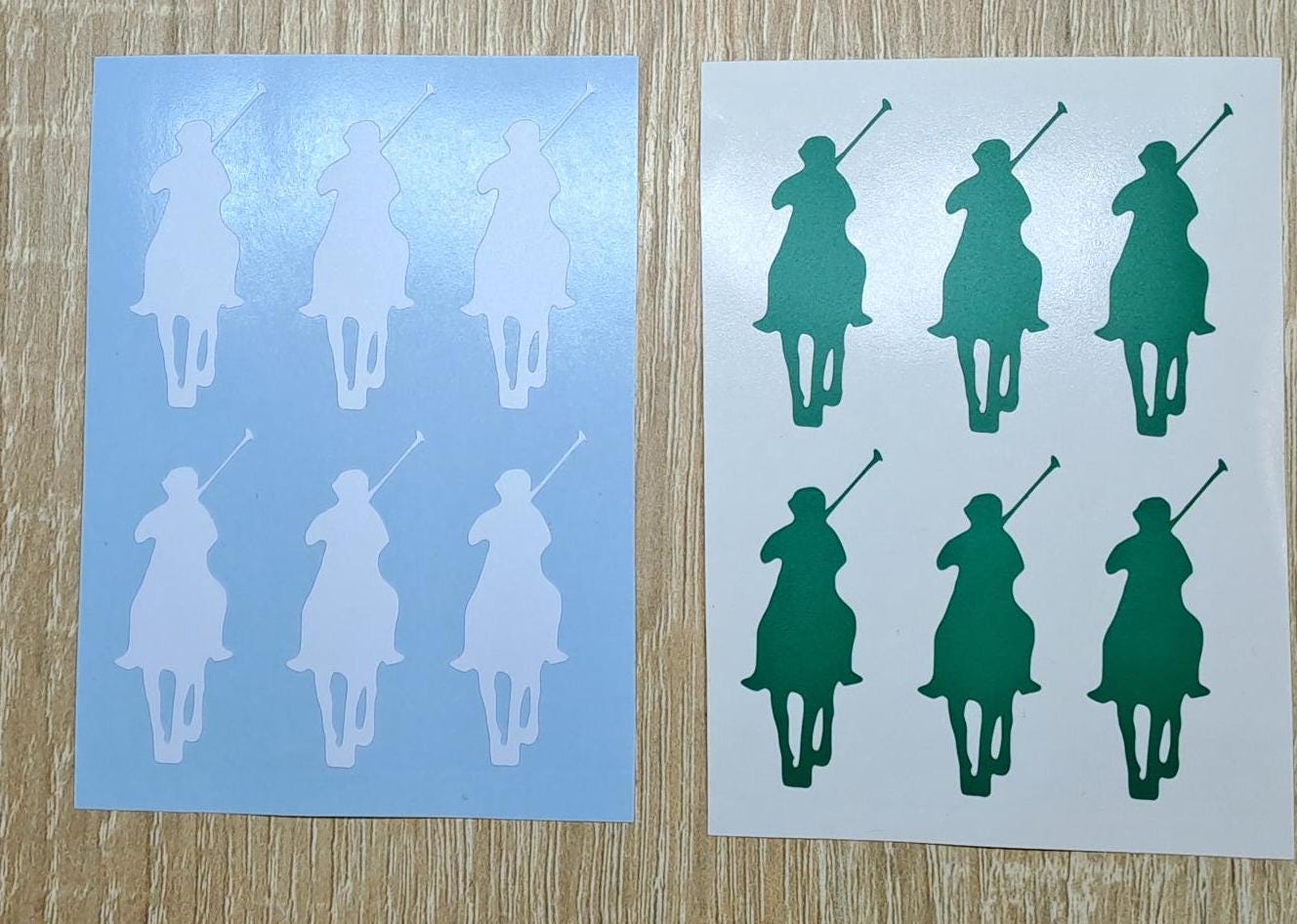 Polog Sticker Polo Player Vinyl Decal Stickers: Party Decor, Set of 12 - Etsy