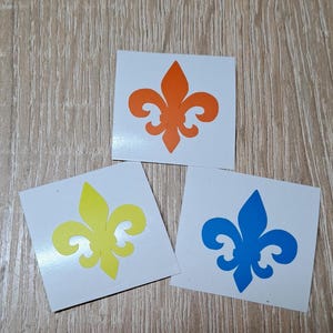 Set Fleur-de-Lis Sticker Set – Perfect for DIY Projects, Walls, and Decor