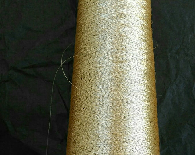 Fil De Soie Fine 100g – Couleur Browny Doré – 2/80NM – 100% Soie Italienne