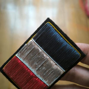 embroidered french flag