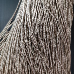 Old gold disco embroidery thread/Old gold disco cannetille