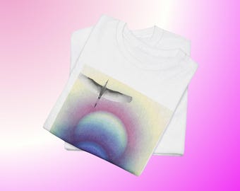 Transcendental Art Unisex Heavy Cotton Tee, Hilma F Klint, Desert Art, Visionary Art, Crane Illustration