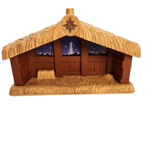 Fisher Price Little People Musical Christmas Nativity Creche Away in a Manger