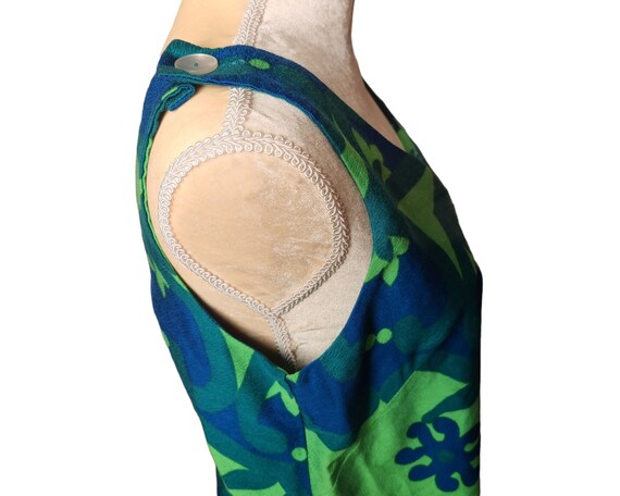 Fumi's of Waikiki Vintage 60s Tropical Print Shif… - image 6