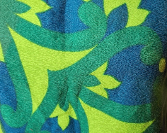 Fumi's of Waikiki Vintage 60s Tropical Print Shif… - image 10