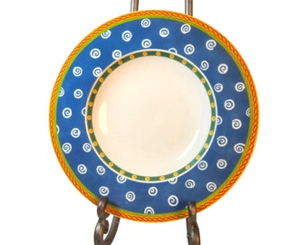 Vintage Villeroy & Boch Twist-Clea Tazón de sopa de borde grande Fine Vilbo China Alemania