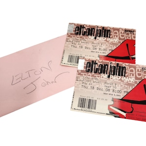Elton John ""The Red Piano"" 18/12/2008 Konzert Karten Halliglington Hall,Livercover