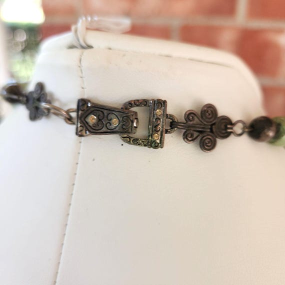 Turquoise Bead Necklace Statement Southwestern Na… - image 8