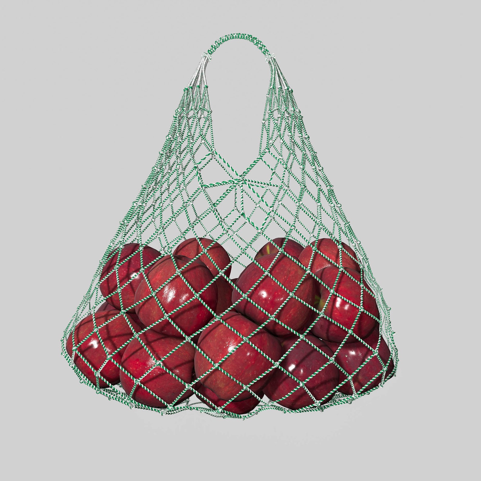 String Bag Net Set 2 Bags With Black String Bag Net Bag Etsy