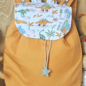Sac à dos maternelle personnalisé, sac à dos enfant personnalisé, sac à dos garçon, cadeau garçon personnalisé, sac à dos dinosaure,