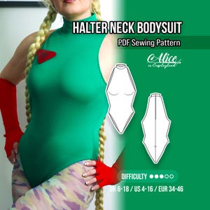 Patron de couture body dos nu