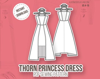 ソーンプリンセスコスプレ縫製パターン