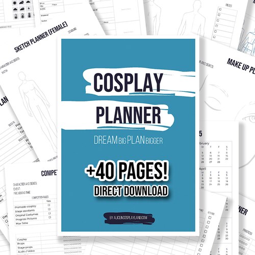 Cosplay Planner New Cosplay Journal Cosplay Diary Etsy