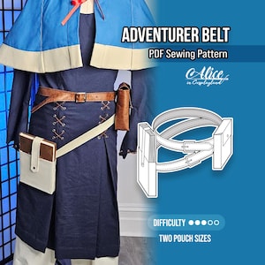 Adventurer Belt Cosplay Sewing Pattern