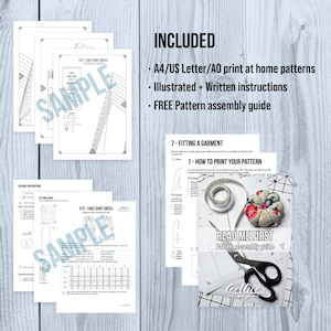 Fitted Basic Blocks Sewing Pattern - Etsy