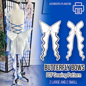 Butterfly Bows PDF Sewing Pattern