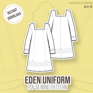 Eden Uniform Anya Cosplay Sewing Pattern