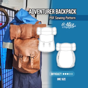 Adventurer Backpack Cosplay Sewing Pattern