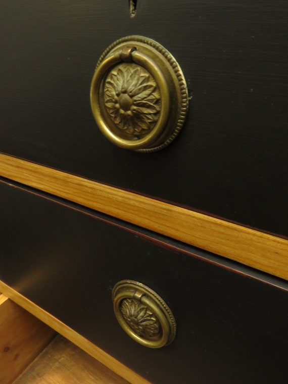 Narrow Pine Chest Of Drawers Antique Office Wellington Chest Etsy