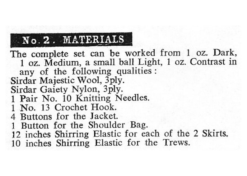 12 doll sindy doll 1960s sindy knitting pattern sindy doll clothing sindy outfit sindy clothes sindy doll knitting patterns