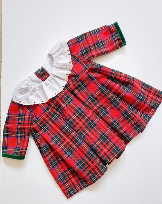 Christmas Dress Red Tartan Baby Christmas Dress Robe Noel B U00e9b U00e9 Baby Blouse Peter Pan Collar Baby Dress Baby Tartan Dress Christmas Outfits Girls Clothing Clothing Gtforce In