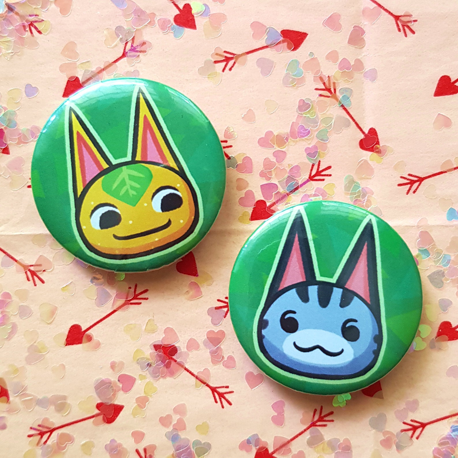 Animal Crossing New Horizons All Cat Villagers Buttons | Etsy
