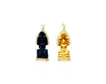 Borann &quot;PROK NEAK&quot; Naga Buddha | Khmer Meditating Buddha Preah Bidt Sivali Kaccayana for Protection Prosperity Abundance Wealth Good Fortune