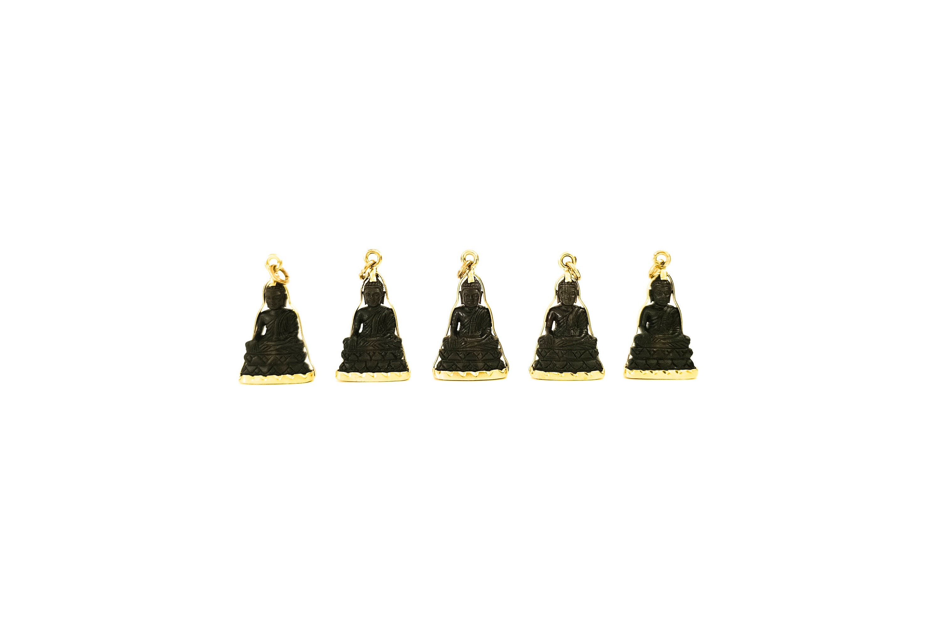 Borann "CHNEAH MIER" Victory Buddha Pendant | Black Water Buffalo Horn Strength Courage Success