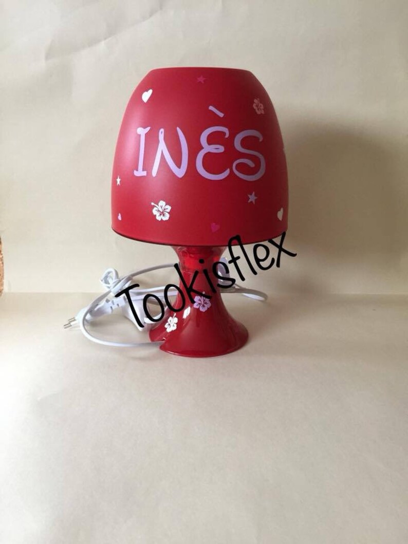 Custom led area or bedside lamp disney or other vaian moana