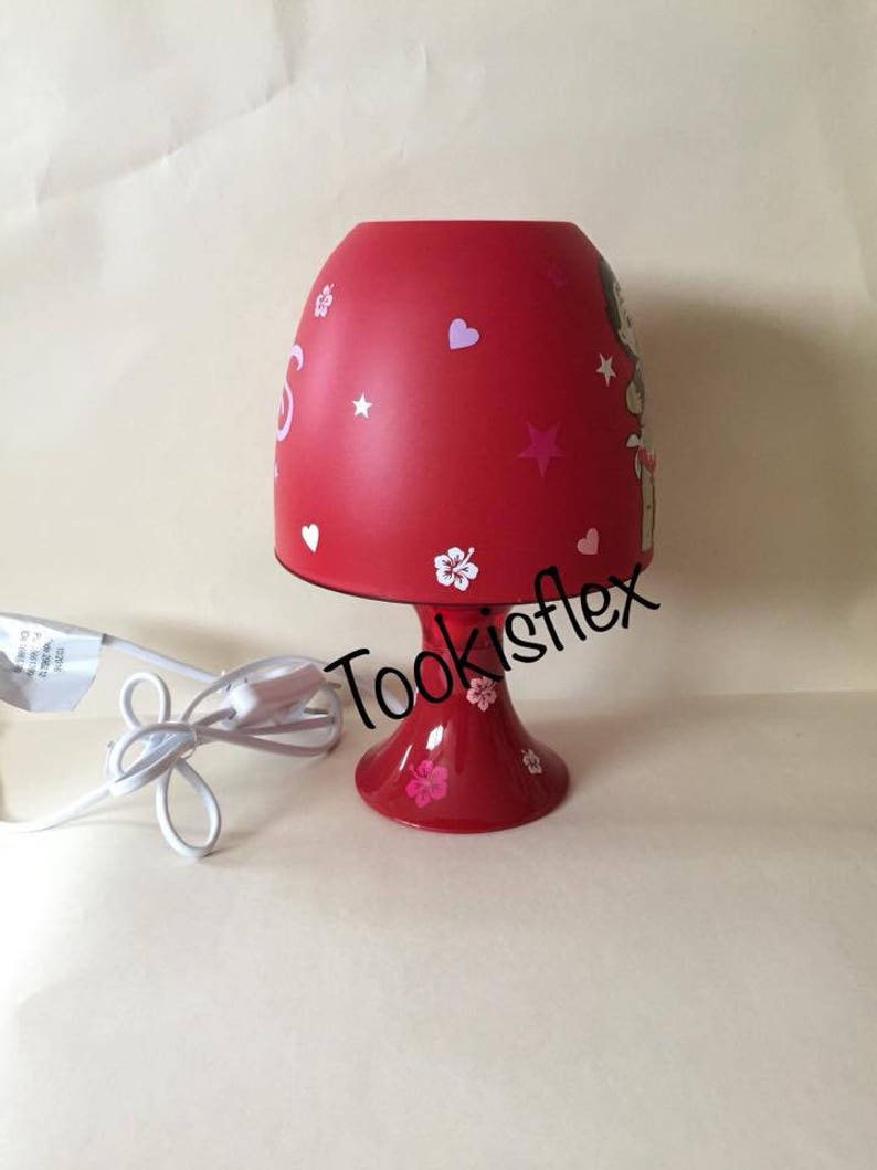 Custom led area or bedside lamp disney or other vaian moana