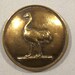Vintage late 1800's Firmin and Sons Livery button of Ostrich.
