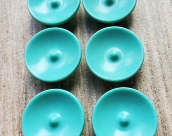 Vintage set of six 1930's plastic buttons.