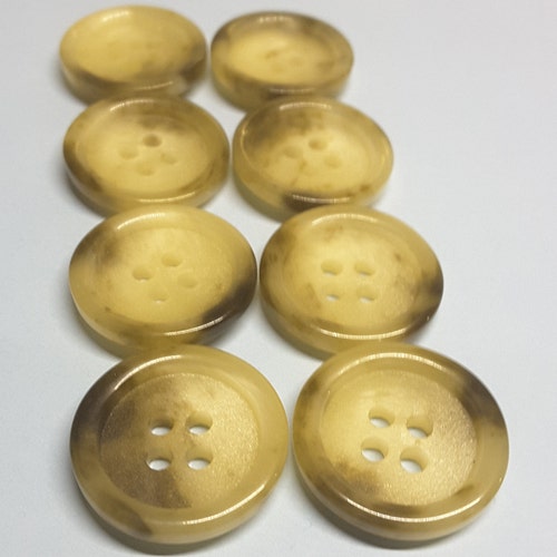 Vintage 1920's Set of Eight Glass Shirt Buttons. - Etsy