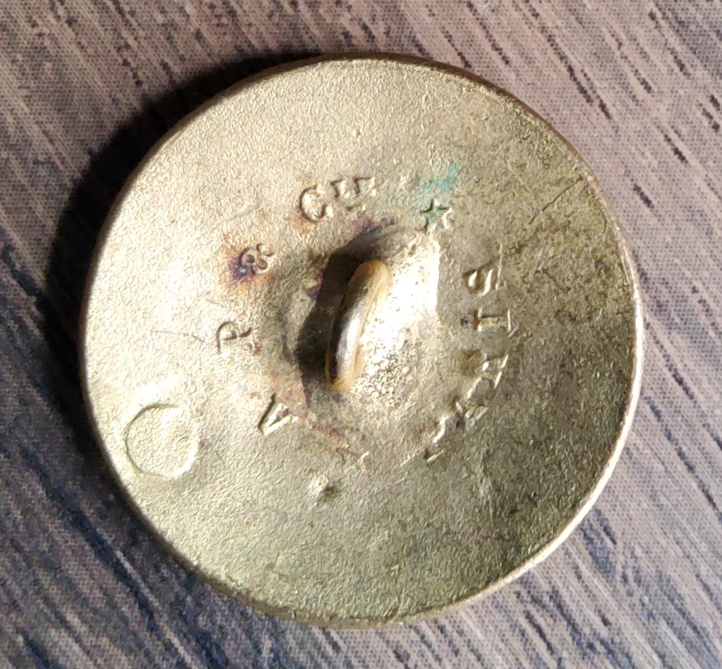 Early 1900's Paris Backed Hand Painted Enamel Button. - Etsy