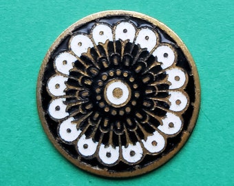 1900's Champleve enamel button.