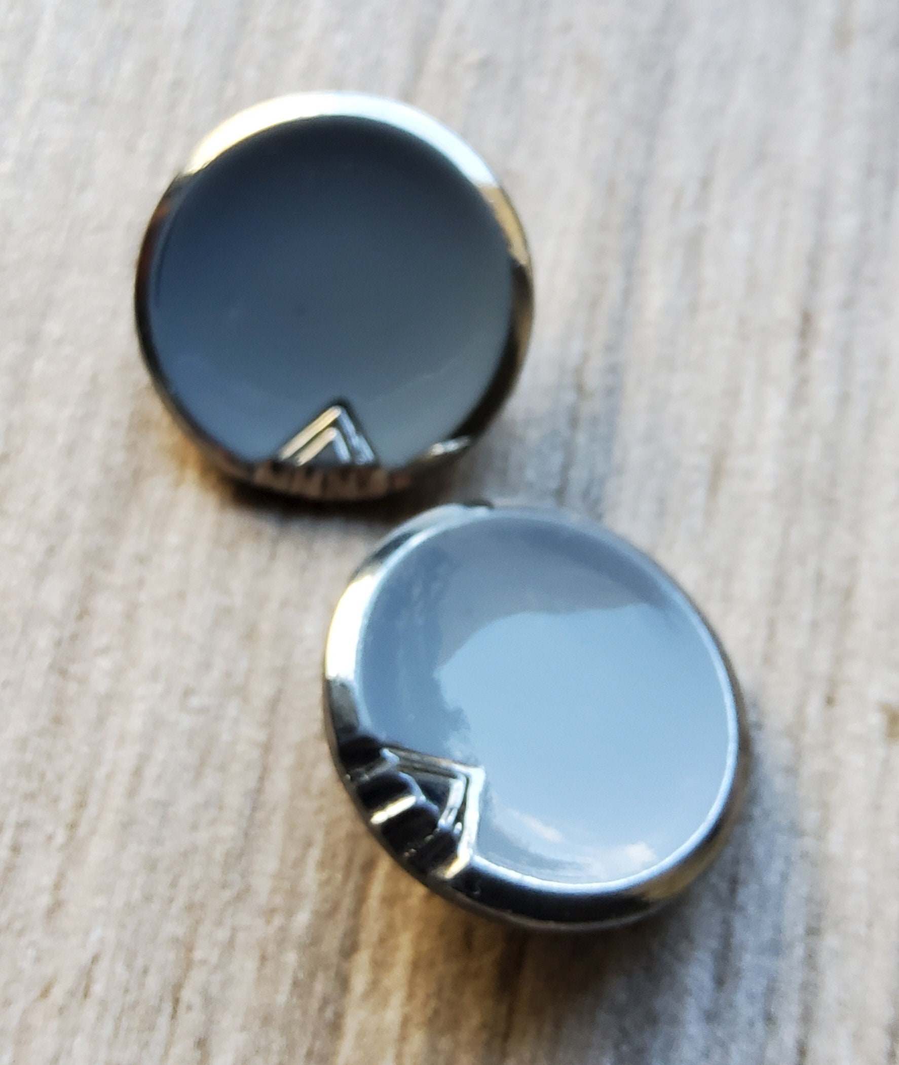 Deco Button Vintage Pair of Art Deco Glass Buttons. - Etsy