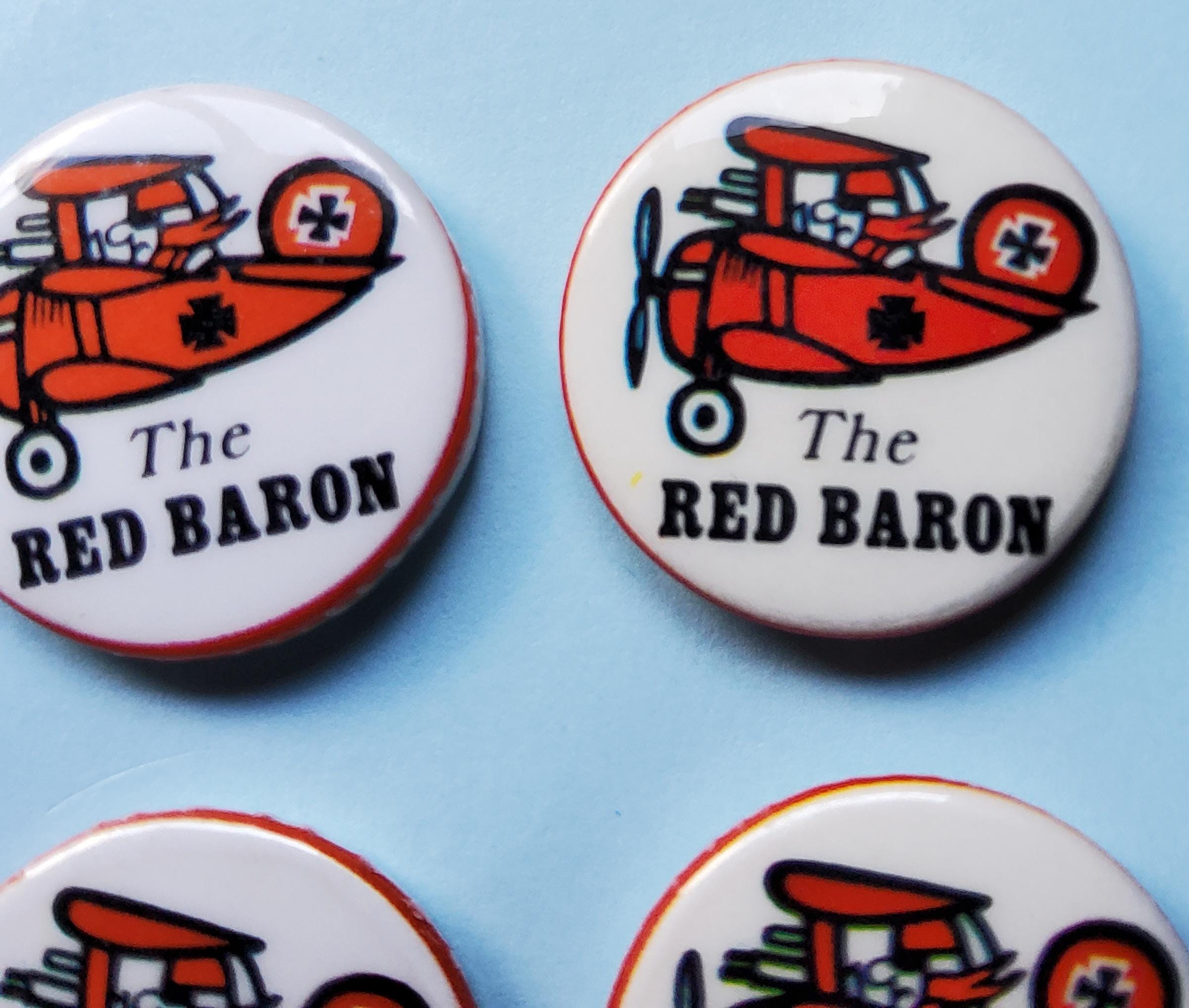 Vintage Set of Four Red Baron Airforce Coat Buttons. - Etsy