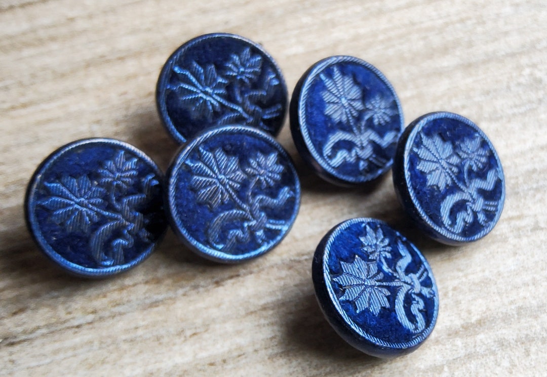 Vintage Early 1900's Set of Six Small Glove Buttons. Etsy