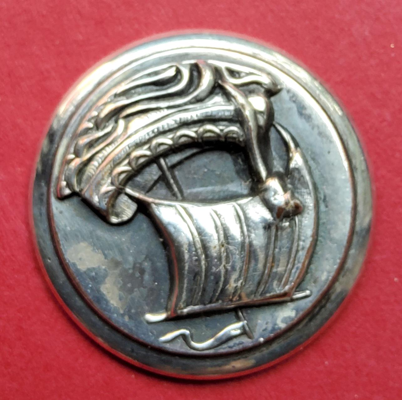 Vintage Large 1950's Viking Long Boat Metal Button. - Etsy Finland