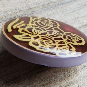 Vintage 1950's English Perspex Button. - Etsy