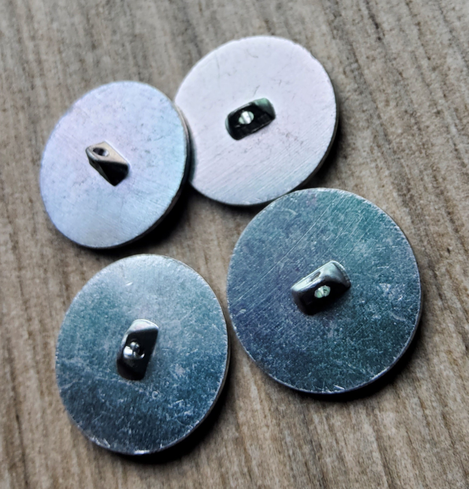Vintage Set of Four Jester Alloy Metal Coat Buttons. - Etsy