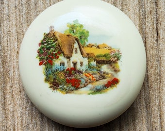 Vintage large casein cottage button.